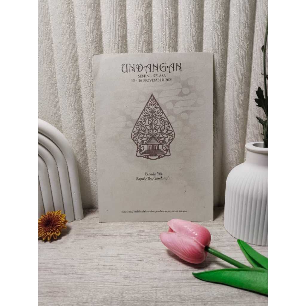 undangan gunungan wayang