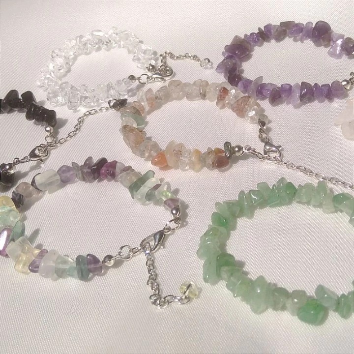 WSW - Stone Bracelet/Gelang Batu Alam Asli/ Gelang Batu Wanita/ Gelang Batu Akik/ Gelang Etnik Wanit