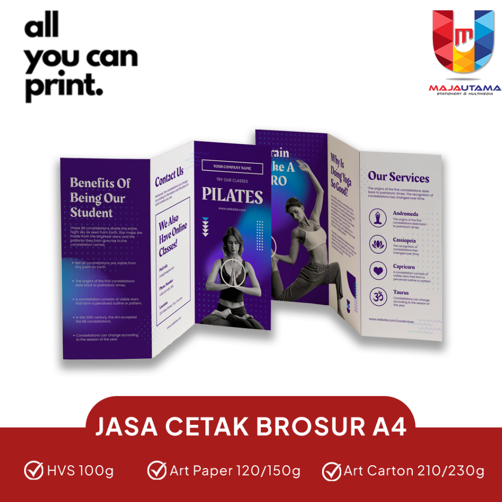 

JASA CETAK BROSUR/FLYER A4 MURAH