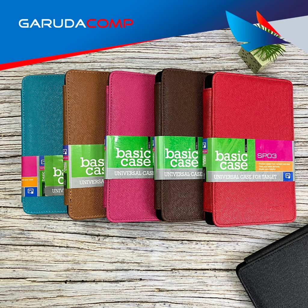 BASIC Case Tablet 7 inch Casing Tablet 7 inch Dompet Cover Tablet 7 inch Universal Basic Case Univer