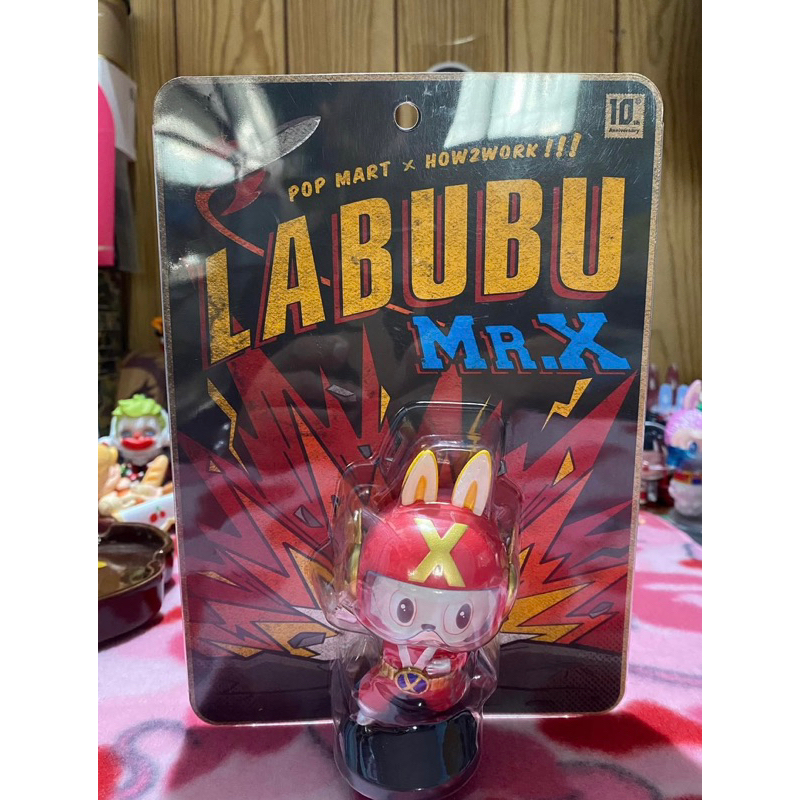 POP MART x HOW2WORK LABUBU Mr.x Limited Art Toy