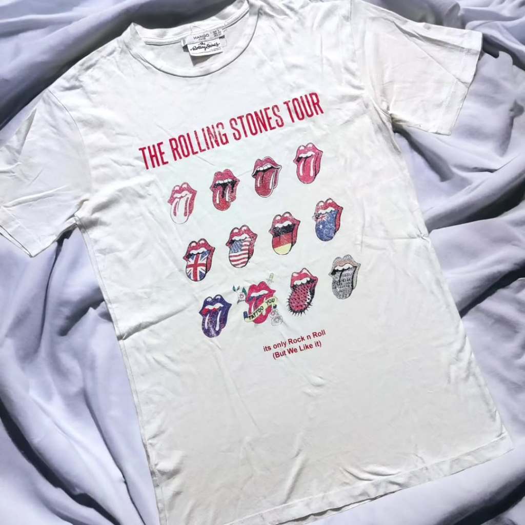 Tshirt RollingStones Tour Tag: MANGO x RollingStones
