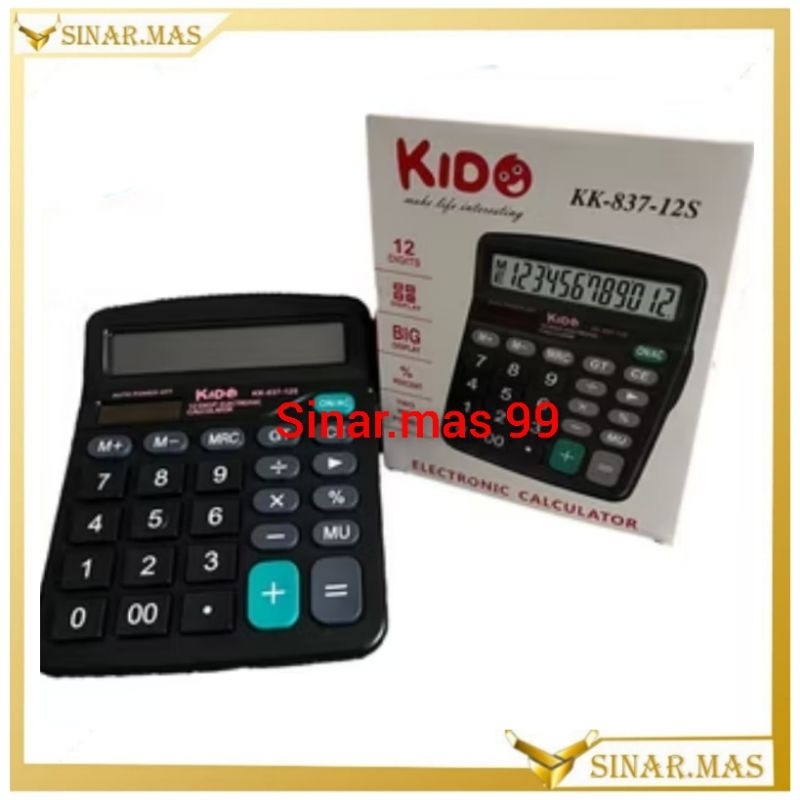 

kalkulator double power kido 12 digit js 871,js1200v,kk837 JunDW