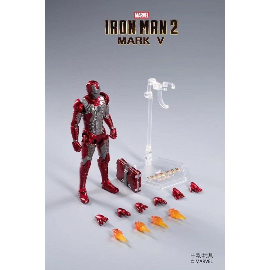 ZD Toys Original Iron Man Mark V - MK 5 NON LED