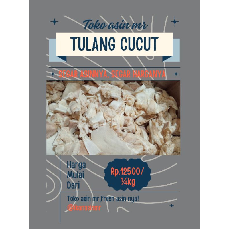 

Tulang Cucut/Rangu 250/500 gram (Gratis Ongkir)