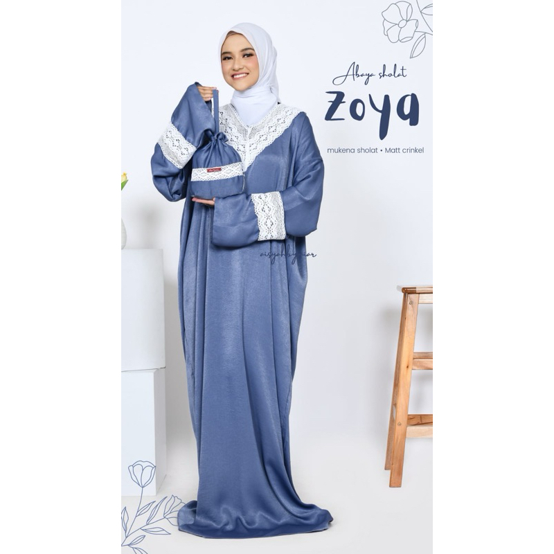 ABAYA SHOLAT ZOYA/ABAYA SHOLAT/ABAYA ZOYA/ABAYA SHOLAT CRINKLE/MUKENA SHOLAT CRINKLE