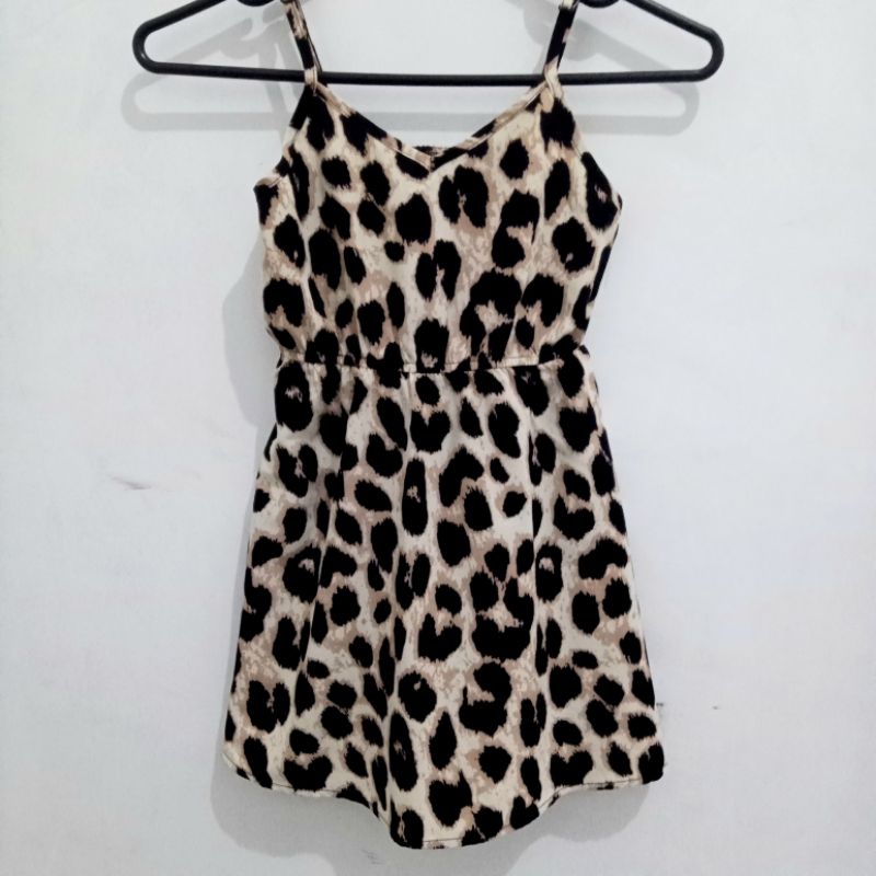 [PRELOVED] leopard dress shein