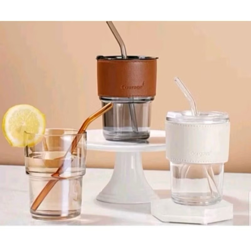 Botol minum kaca gelas kaca souvenir gelas souvenir ultah botol kaca