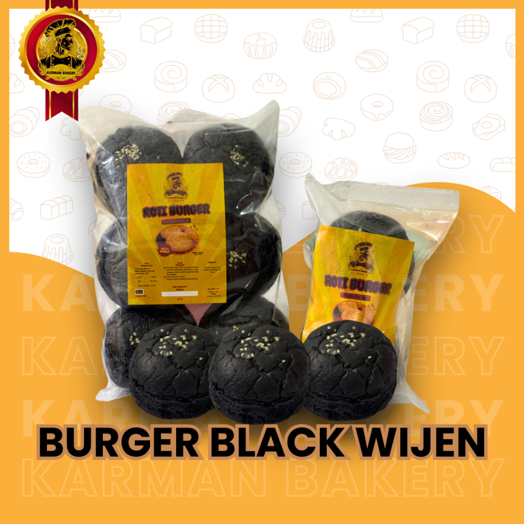 

KARMAN BAKERY Burger Black Wijen