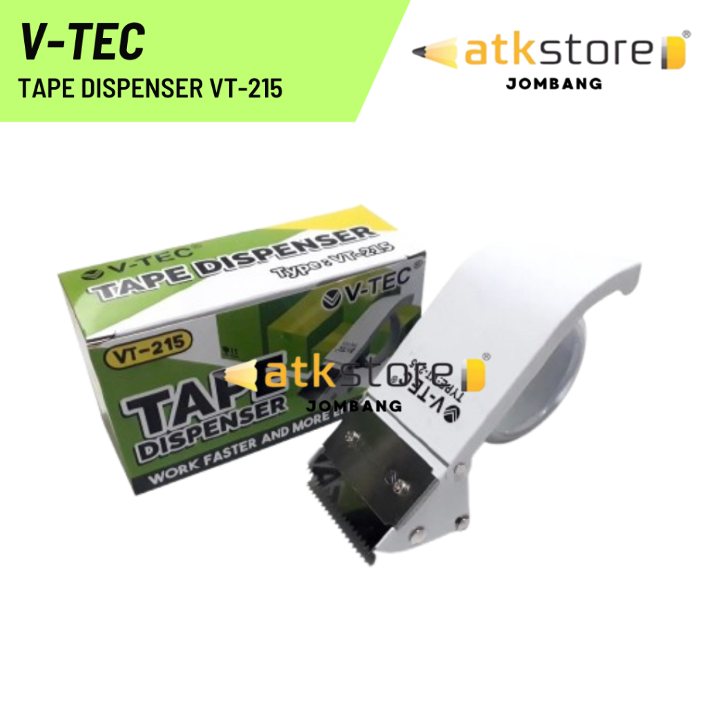 

V-TEC Dispenser Tape / Dispenser Isolasi Besar / Tape Cutter Vtec VT-215 2 INCH