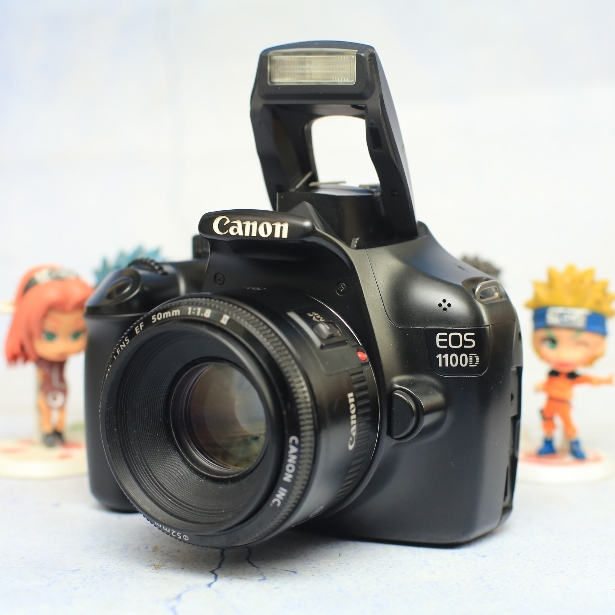 CANON 1100D LENSA FIX CANON 50MM F1.8 KAMERA DSLR -Likenew