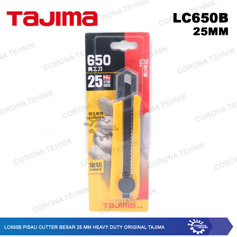 

Pisau Cutter Besar 25 mm Heavy Duty Original Tajima LC650B