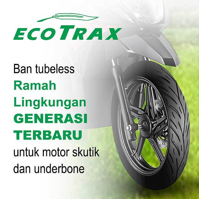 BAN MOTOR IRC ECOTRAX NR96 UKURAN 100/90 110/90 RING 12 TUBELESS