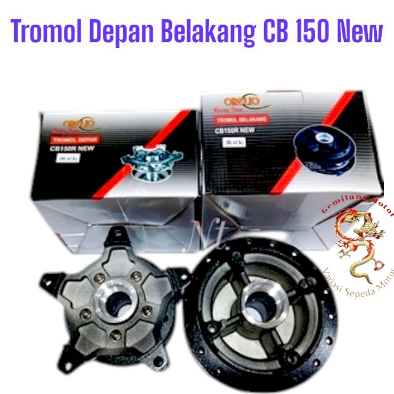 Tromol Set Depan Belakang Set Hitam CB150R New