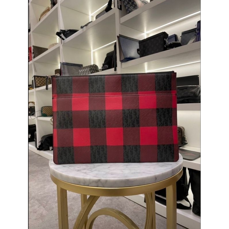 Dior Oblique Logo Clutch
