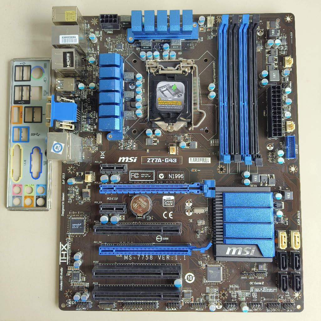 MOTHERBOARD GAMING MSI Z77A-G43 LGA 1155