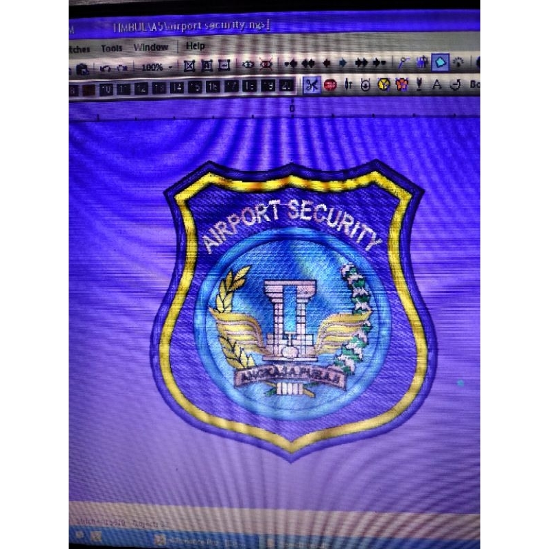 bordir airport security timbul / avsec / angkasa pura 2