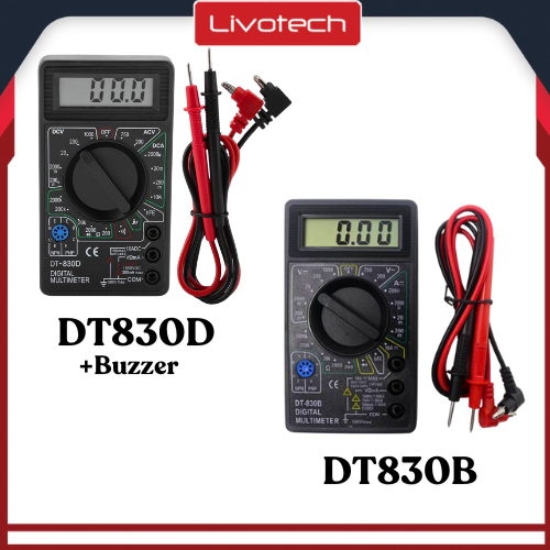 Dt830 Multitester Digital Avometer Pocket Multimeter Saku