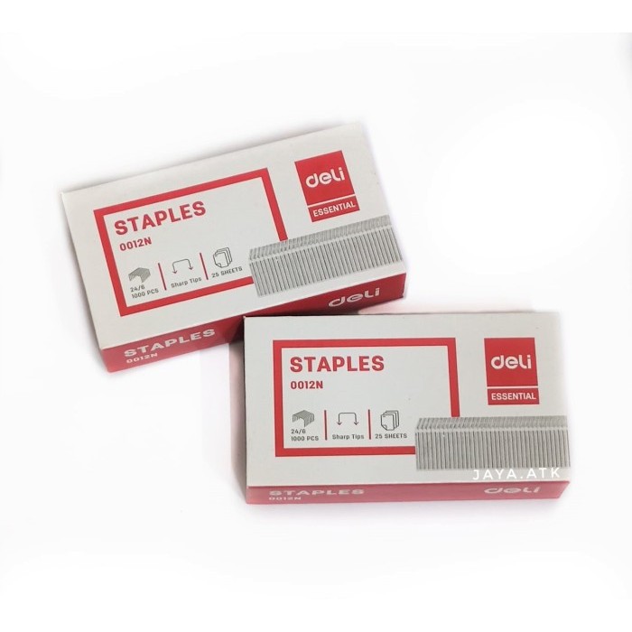 

Refill / Isi Stapler Besar Deli No. 3