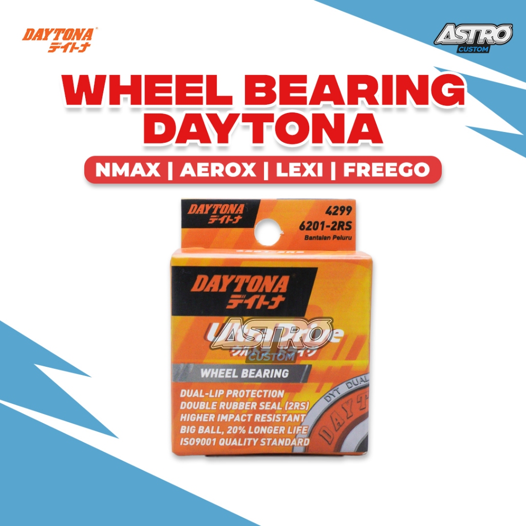 Wheel Bearing Lahar Roda Depan Nmax Aerox Lexi Freego Daytona Ultra Nano Bantalan Roda Laher Bearing