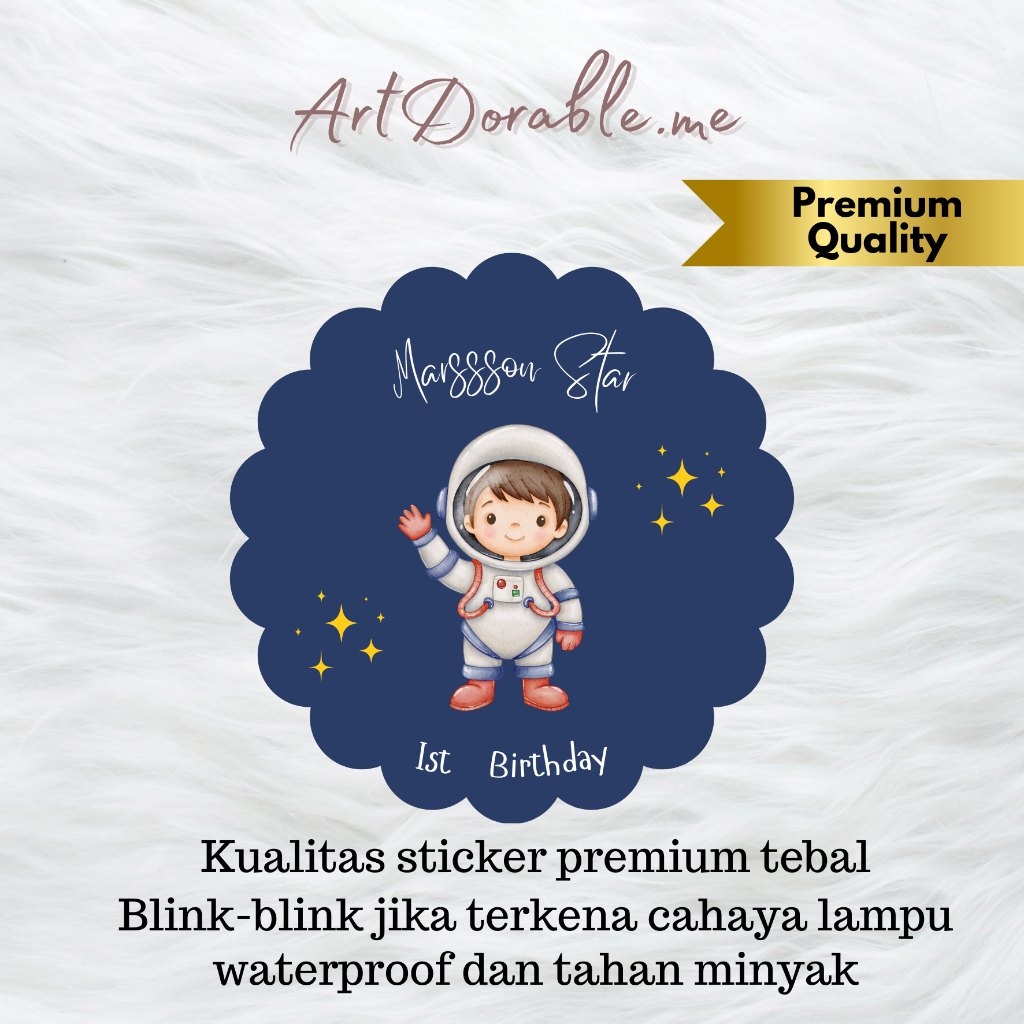 

Sticker Custom Birthday Anak