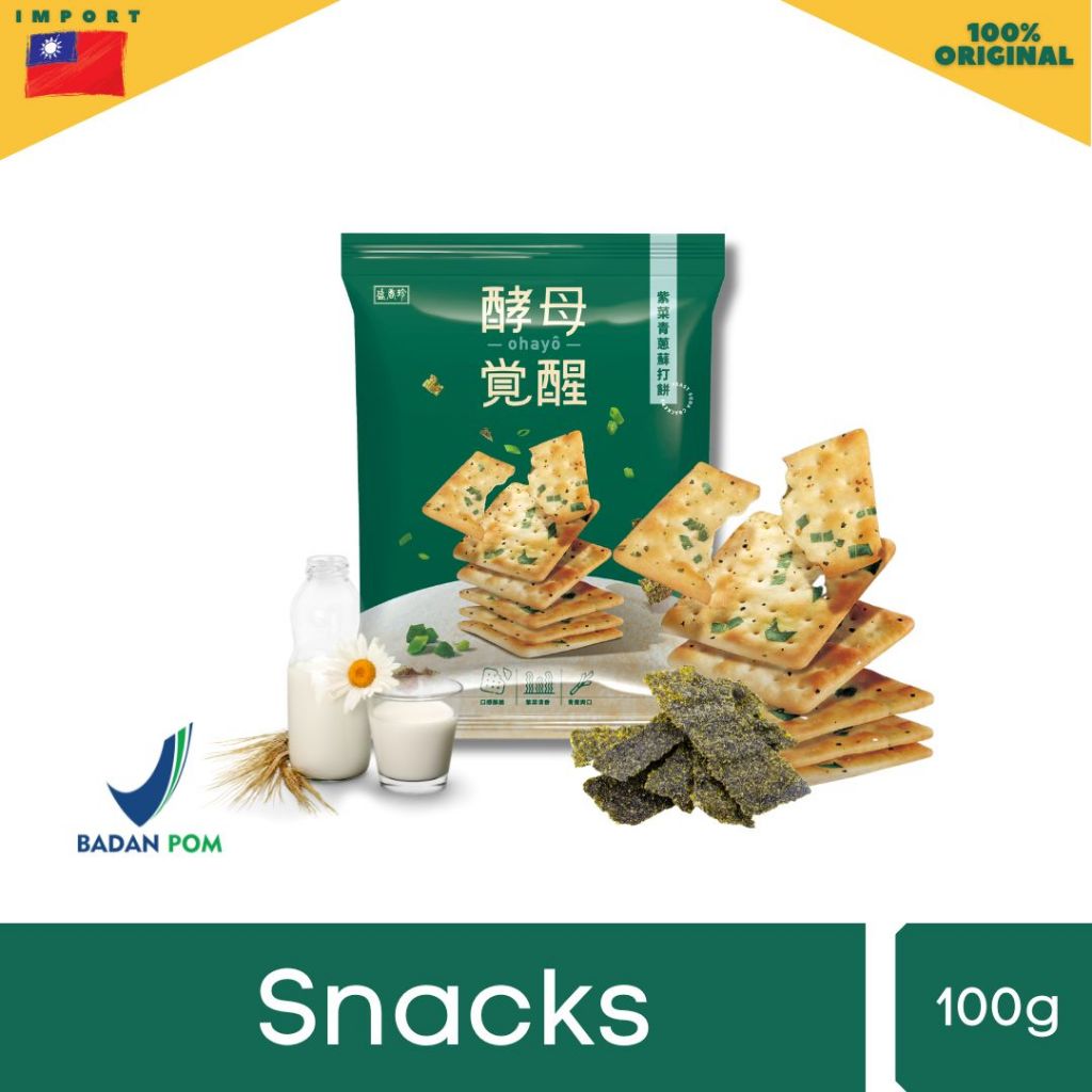 

Triko Yeast Soda Crackers - Crackers Renyah khas Taiwan