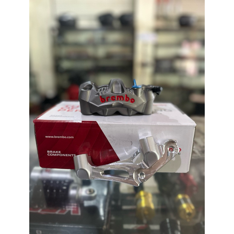 paket kaliper brembo depan gp4rs ori italy Ninja rr 320mm ninja r 300mm