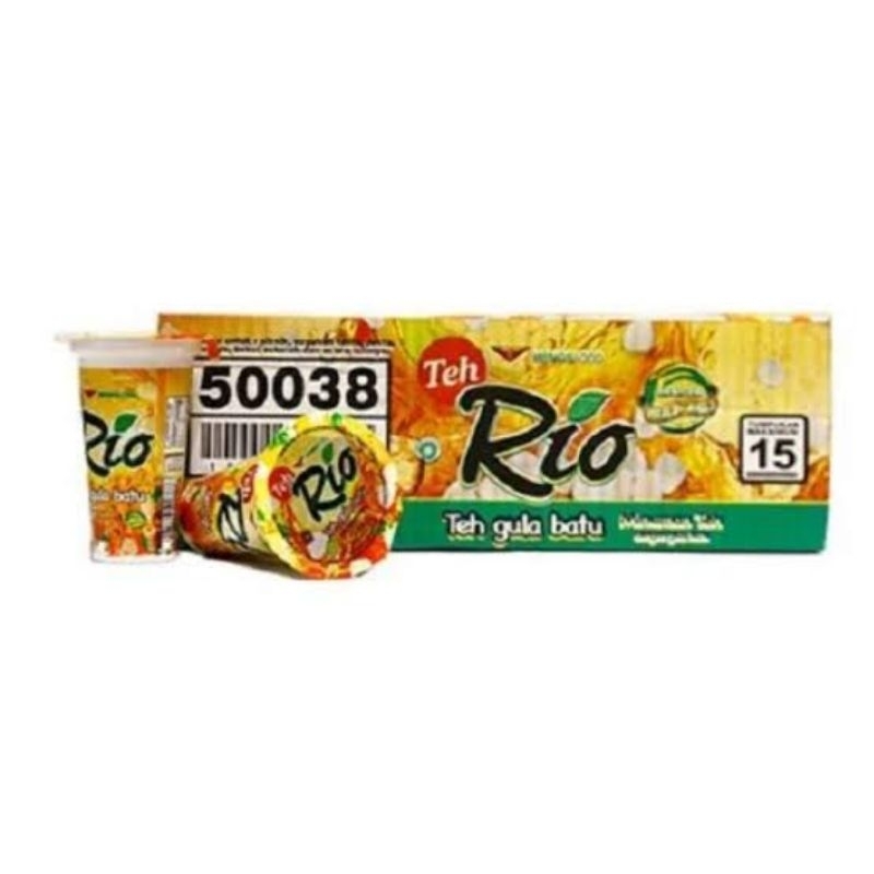 

TEH RIO | ISI 24 CUP | NETTO 180 ML | RASA GULA BATU | ECER | GROSIR