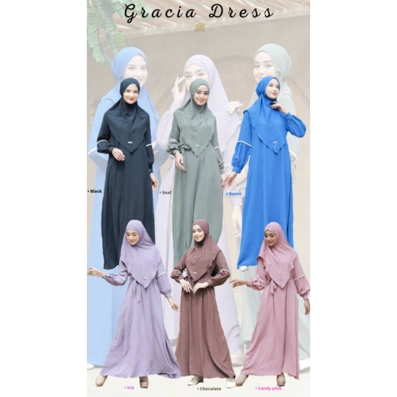 Gamis adem Gracia dress cringkle airflow