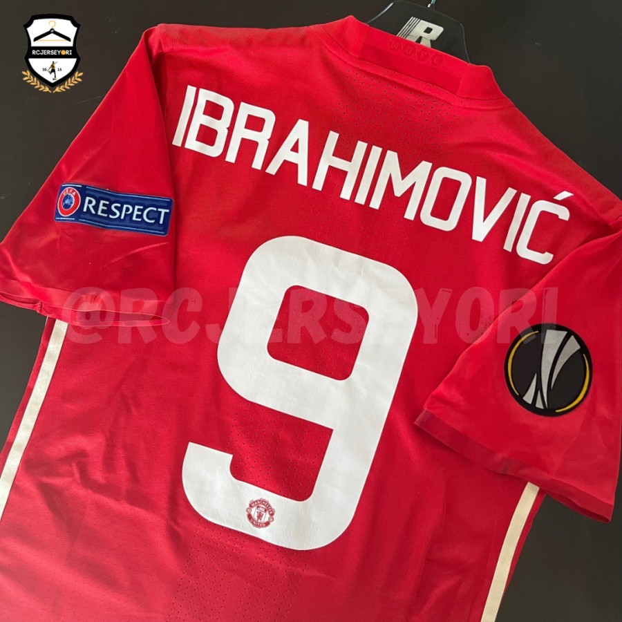 [USED] Jersey Original M4nch3ster Un1t3d Home 16/17 Adizero - Zlatan Ibrahimovic