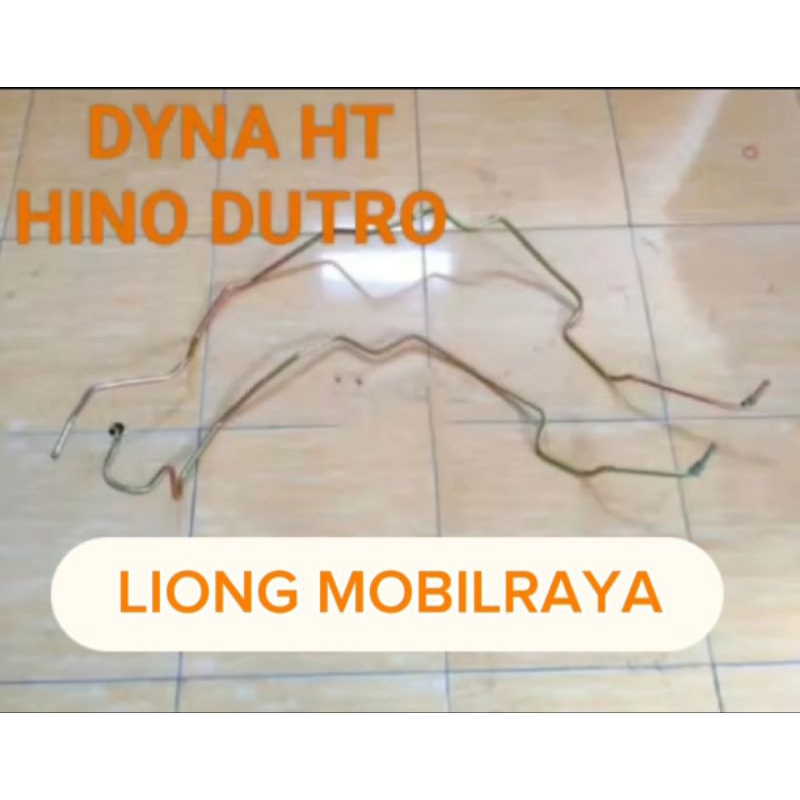 PIPA POWER STERING TEKAN / RETURN BALIKAN TOYOTA DYNA HT 130/ HINO DUTRO SET 2 PCS