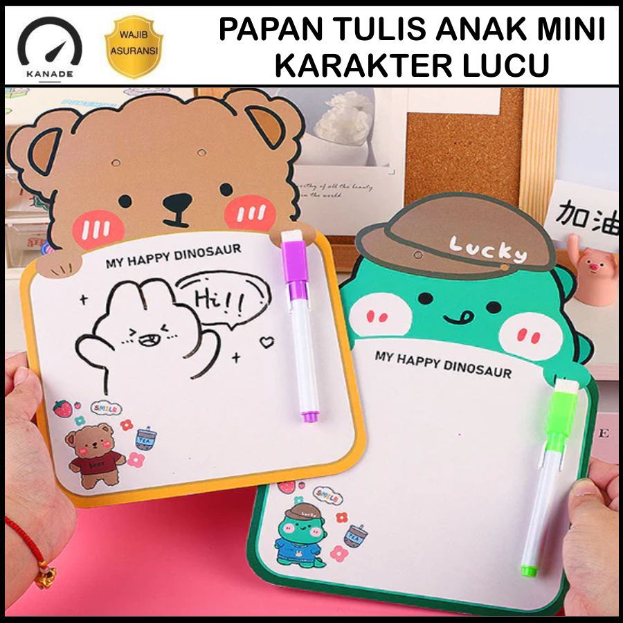 

Papan Tulis Mini Anak Karakter Lucu Papan Tulis Anak Free Spidol Bisa Dihapus Dan Tali Gantung Papan Tulis Mini