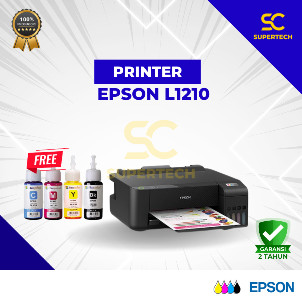 Printer Epson L1210 - Pengganti Epson L1110 Garansi Resmi Gratis Tinta Ori