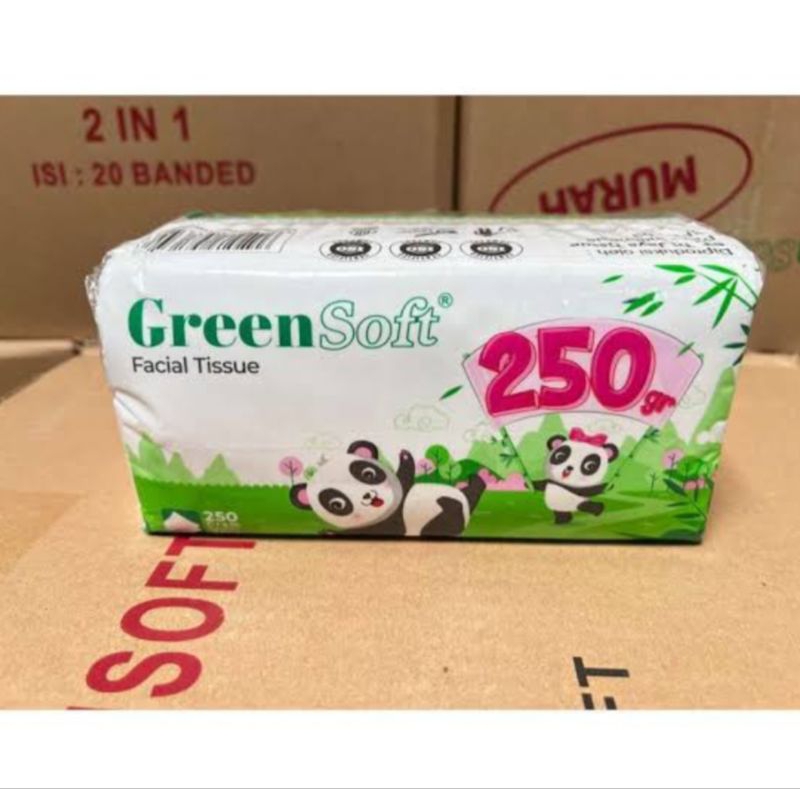 TISSUE GREEN SOFT/GREEN SOFT/TISSUE 250