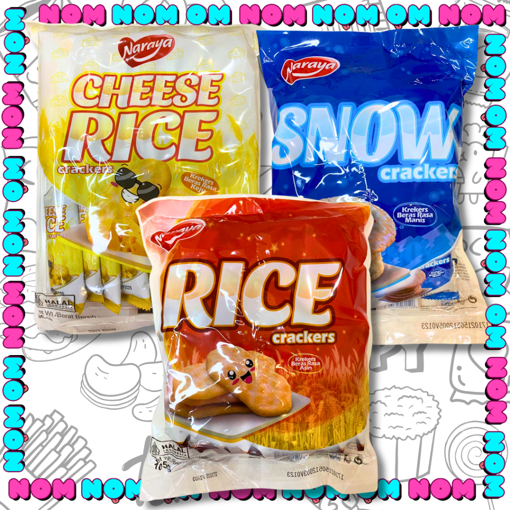 

NARAYA Rice Snow Cheese Crackers (105g / 120g / 96g)