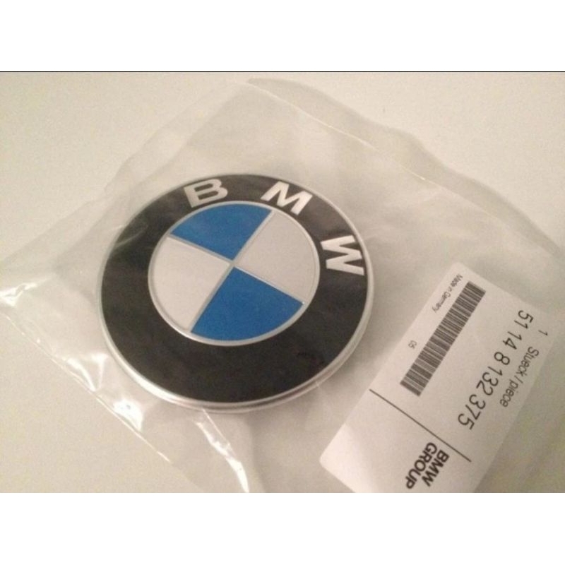 Original BMW E30 Logo Emblem Badge Kap Depan 51148132375