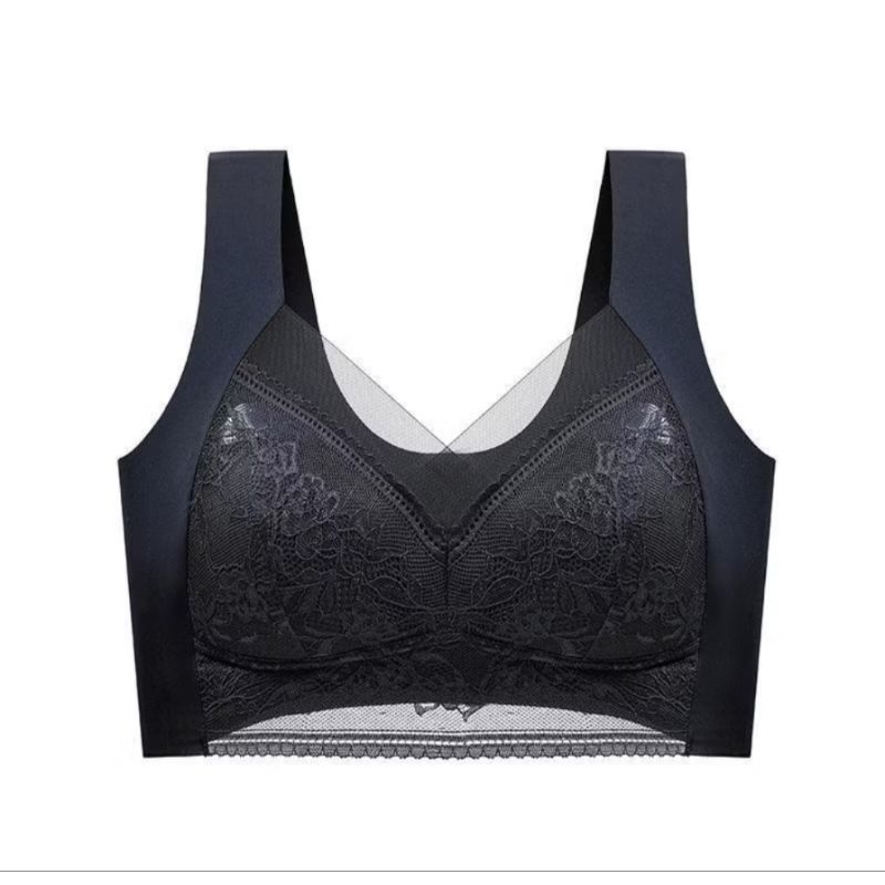 Bra Seamless Sport Push Up Bra Jumbo Renda Bunga/Bra Big Size Tanpa Kawat/Bra Jumbo