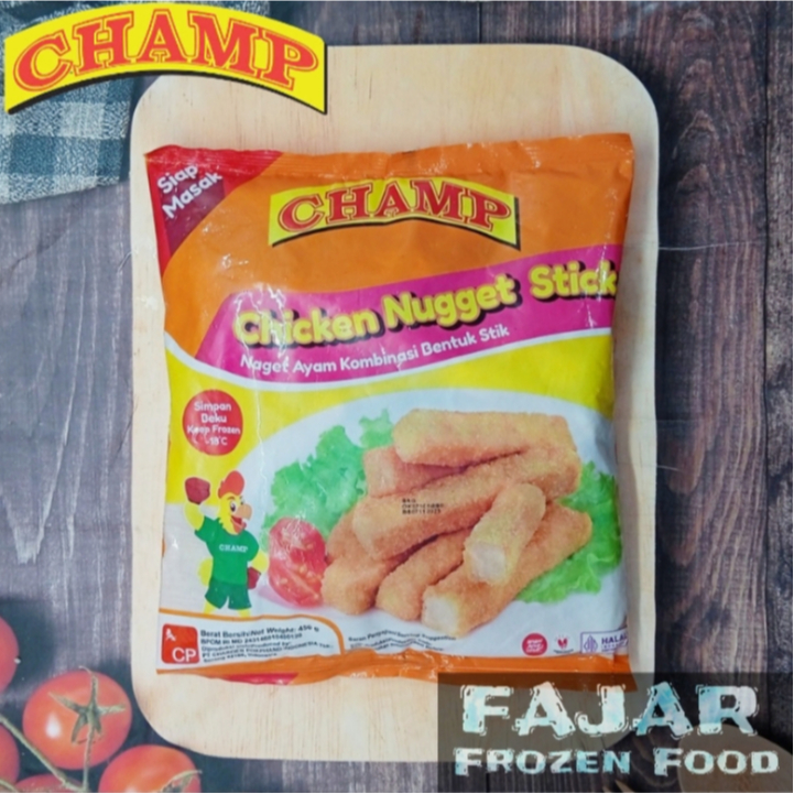 

CHAMP CHICKEN NUGGET STICK 450GR | CHAMP STICK 450GR