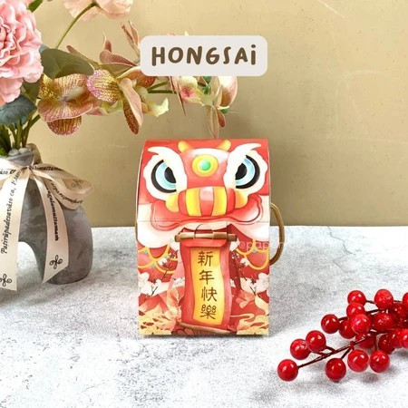 

mail box cookies hampers imlek hongsai bag cny ukuran 10x10x14cm