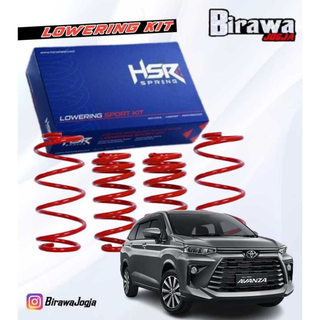 Spring Per Ceper Mobil Avanza Lowering Kit Mobil Toyota Avanza Pnp Warna Red