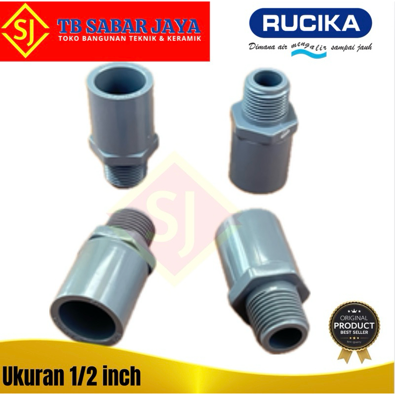 SOK DRAT LUAR 1/2 inch RUCIKA