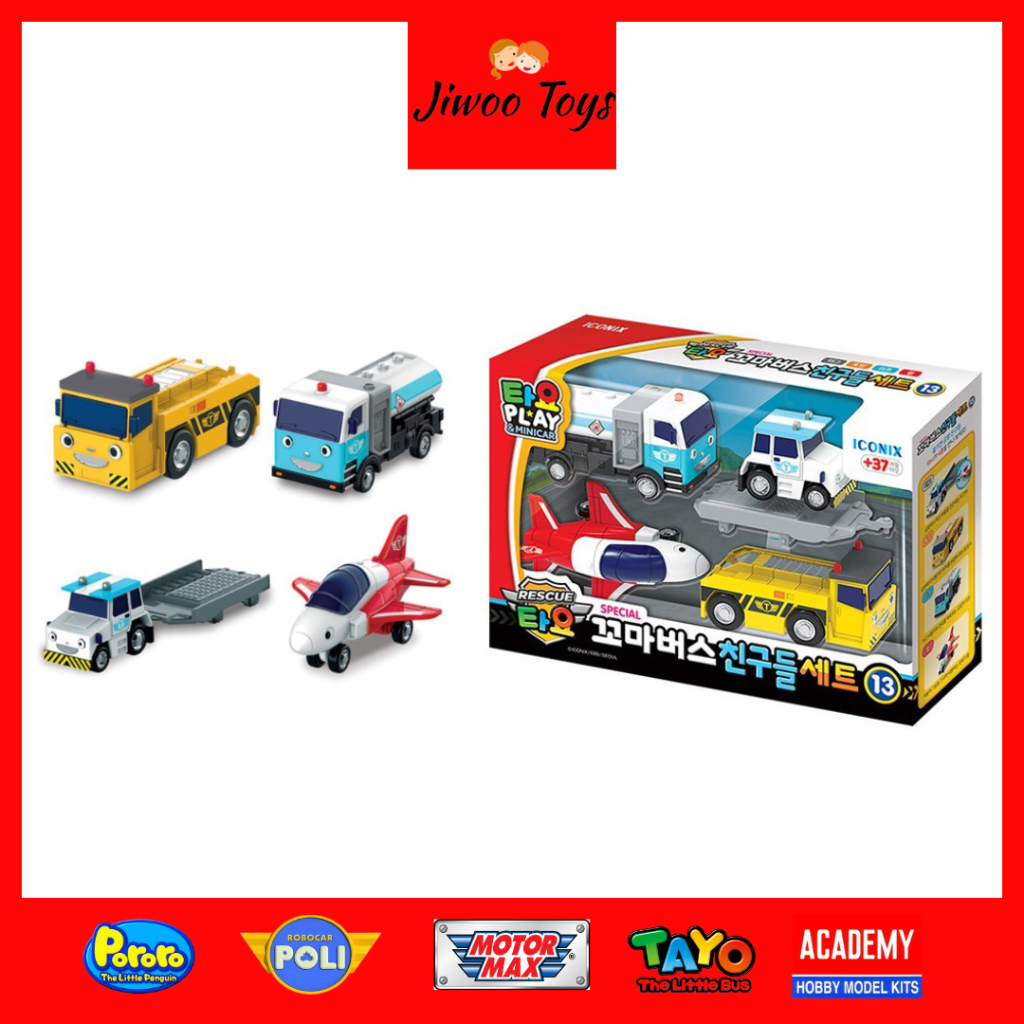 Iconix Tayo The Litle Bus Mini Car Tayo Friends TYT 123009-Mainan Bus