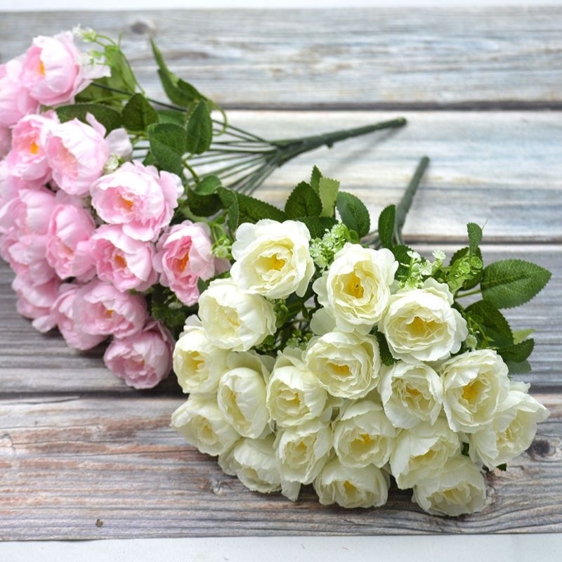 BA15 Bunga Mawar Artificial | Bunga Mawar Dekorasi P618