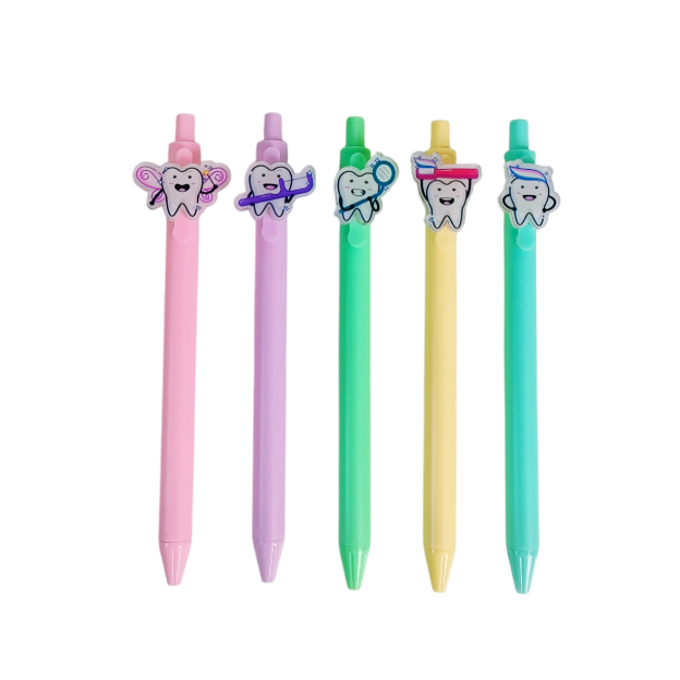 

Dentipen - Pulpen Pena Bolpen Karakter Gigi Lucu Gemesin Souvenir Pasien dan Alat Tulis ATK Dentist Perawat Gigi