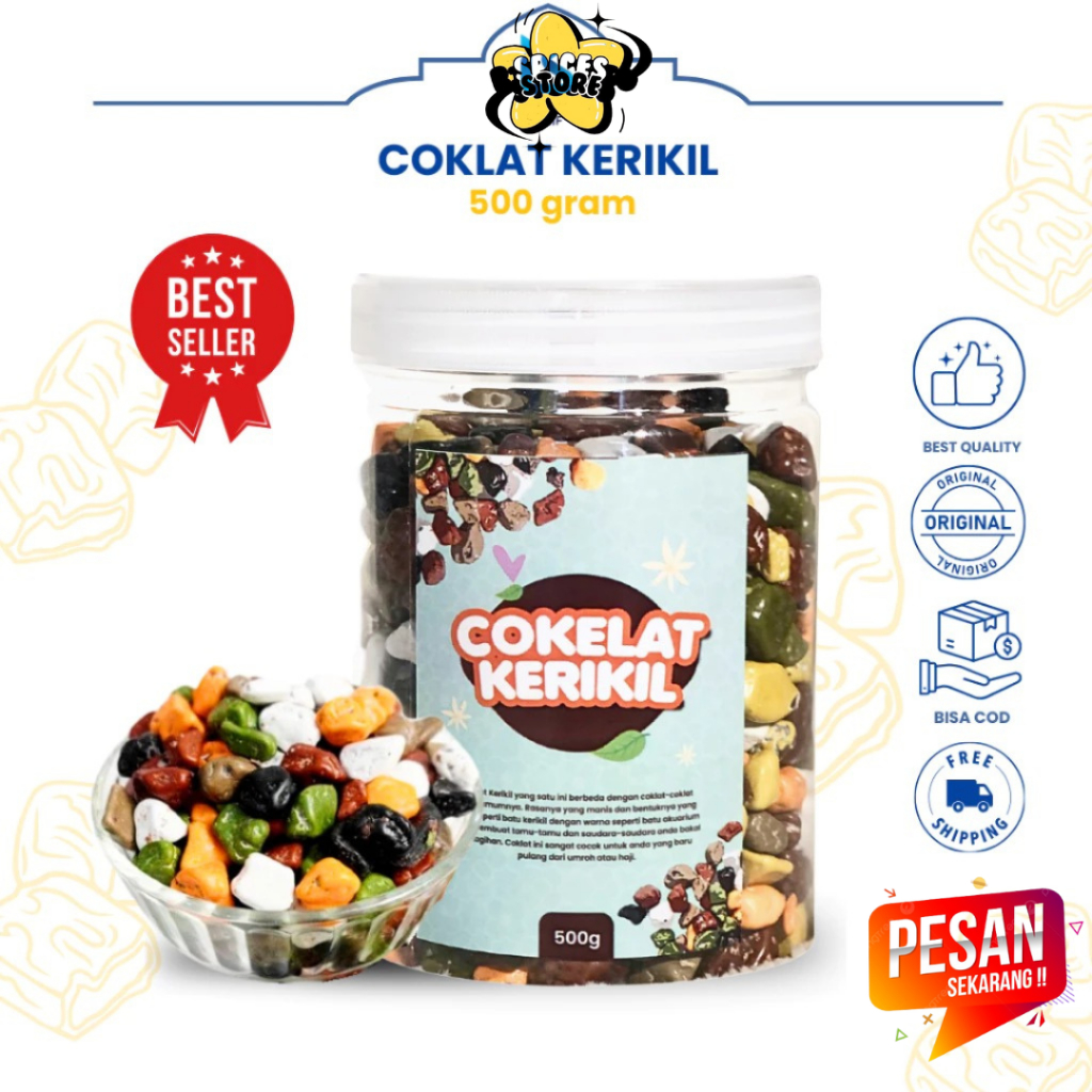 

SPICES STORE COKLAT KERIKIL 1 KG COKLAT BATU ORIGINAL MURAH