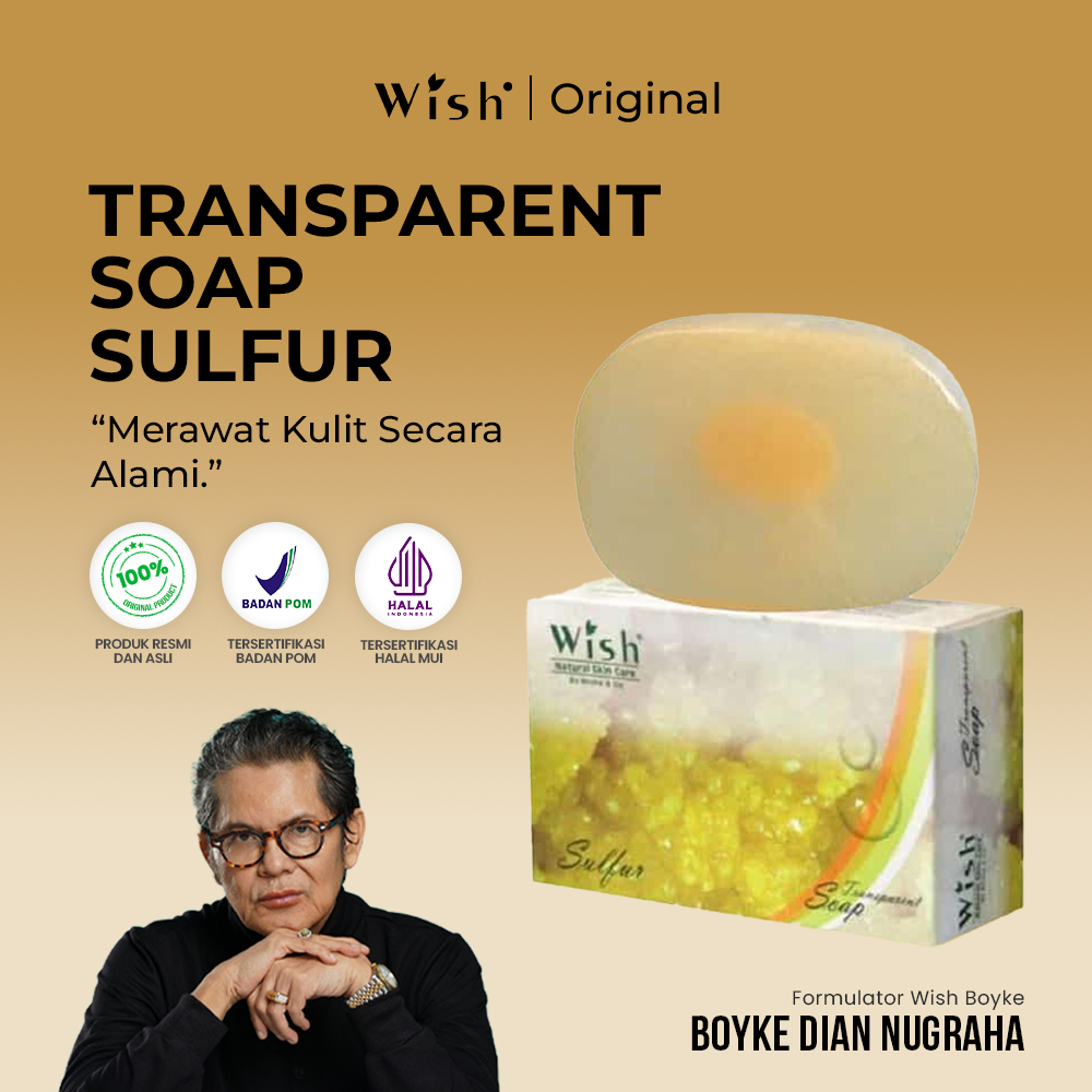 SABUN TRANSPARAN SULFUR Dr Boyke