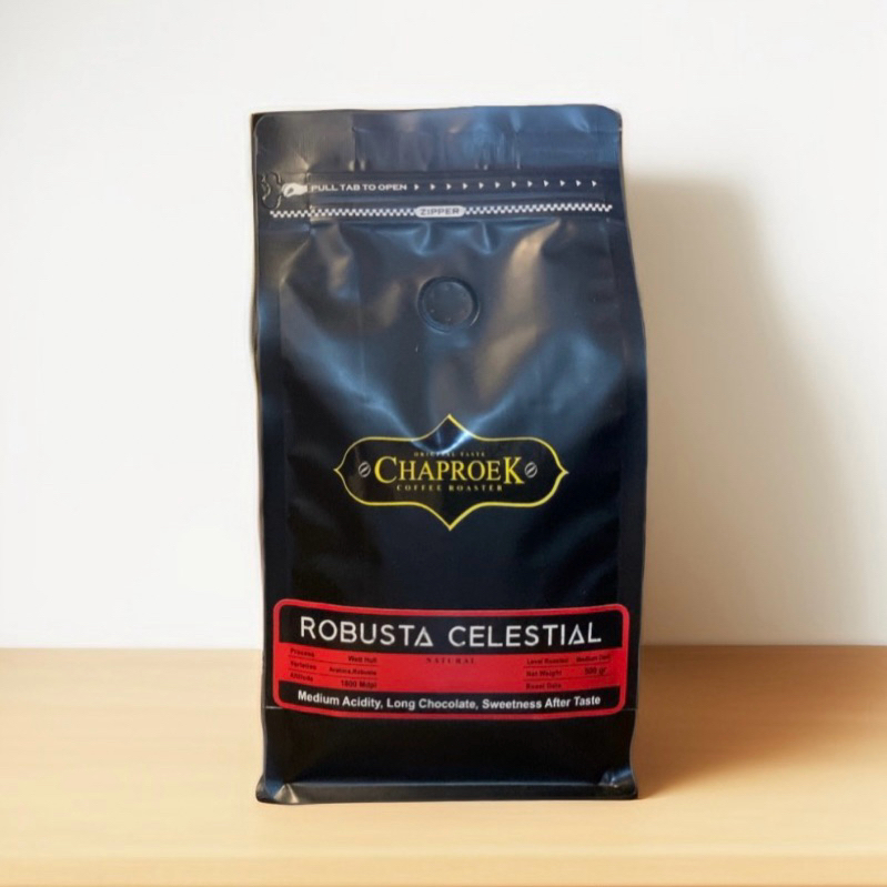 

ROBUSTA CALESTIAL COFFEE / KOPI ROBUSTA CALESTIAL 1Kg / Biji Kopi Robusta / Robusta Temanggung / Kopi Bubuk Robusta by Chaproek Coffee Roaster