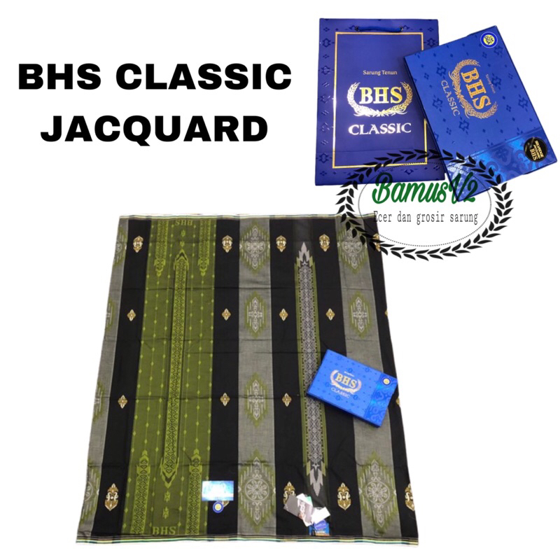 Sarung BHS Classic Jacquard Gold