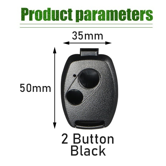 Mini_Miki_ Casing Kunci Honda 2 Lobang Cover Key Duplikat /Casing Rumah Kunci Remote Mobil Honda
