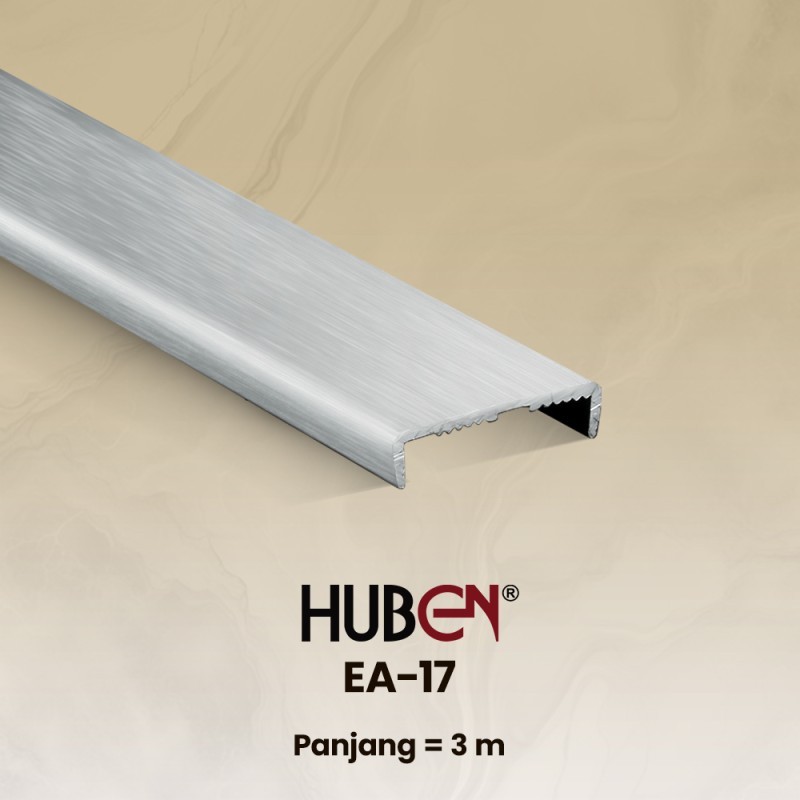 Edging Aluminium Huben EA 17 Brush (Hairline)